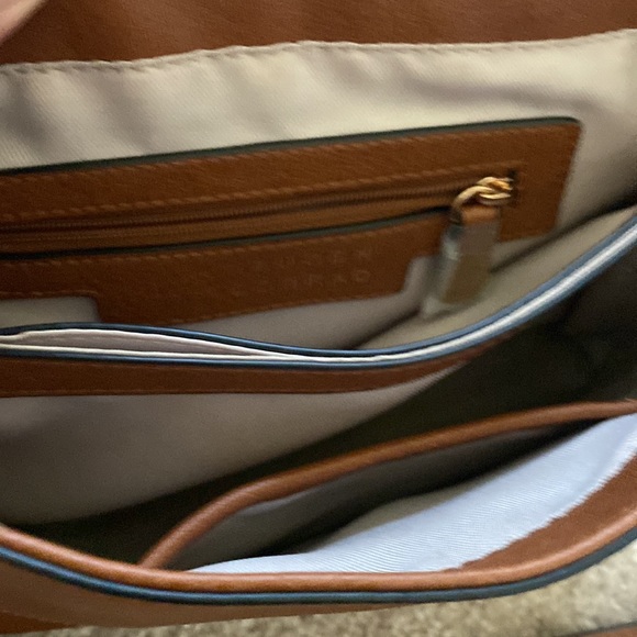 Lauren Conrad Brown / Tan Mini Crossover Purse - Picture 2 of 7